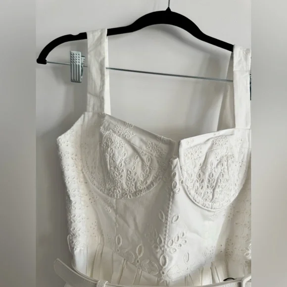 Self-Portrait White Midi Dress - Picture 7 of 13